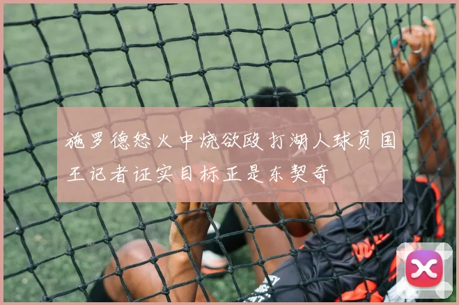 施罗德怒火中烧欲殴打湖人球员国王记者证实目标正是东契奇